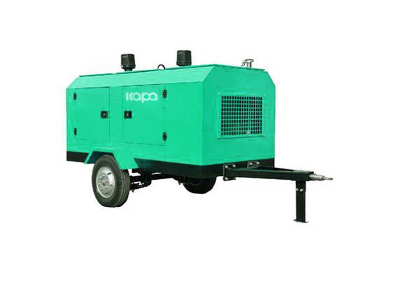 Oil Lubricated 9M3/Min 1.4Mpa Portable Diesel Air Compressor
