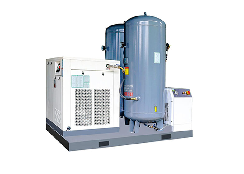 Skid mounted 5bar-30bar all-in-one screw air compressor machine